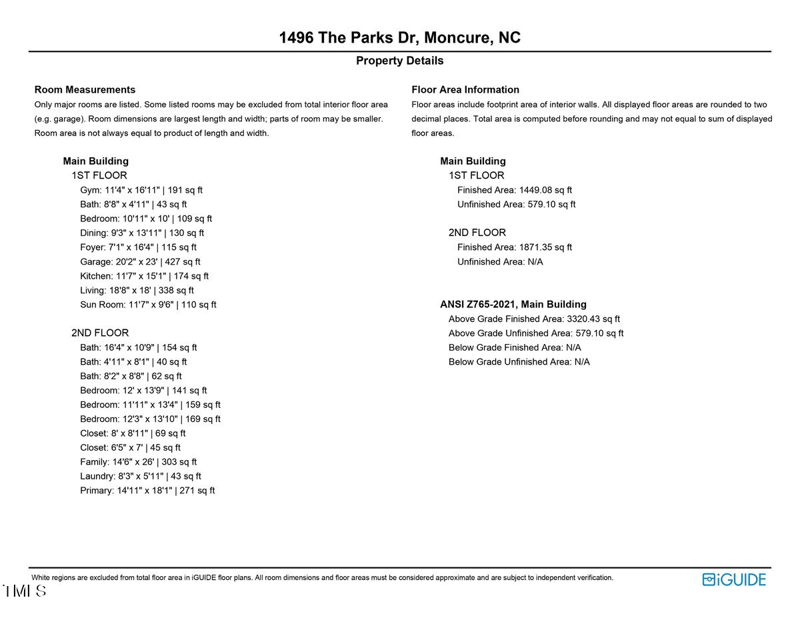 1496 The Parks Dr, Pittsboro, NC 27312