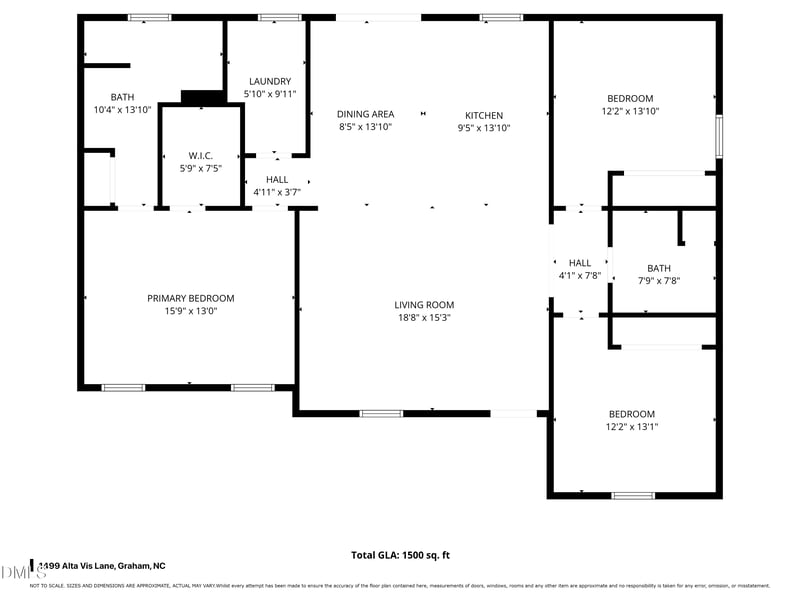 1499 Alta Vista Ln, Graham, NC 27253