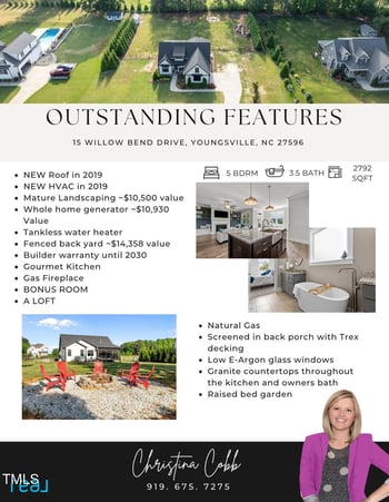 15 Willow Bend Dr, Youngsville, NC 27596
