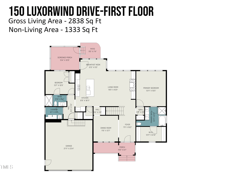 150 Luxorwind Dr, Garner, NC 27529