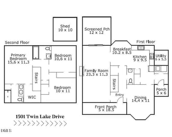 1501 Twin Lake Dr, Holly Springs, NC 27540