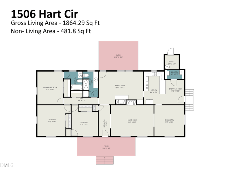 1506 Hart , Goldsboro, NC 27530