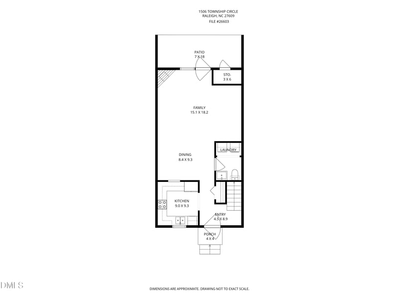 1506 Township Cir, Raleigh, NC 27609