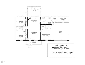 1507 Sykes Rd, Mebane, NC 27302