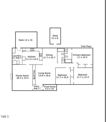 1523 Oak Forest Dr, Hillsborough, NC 27278