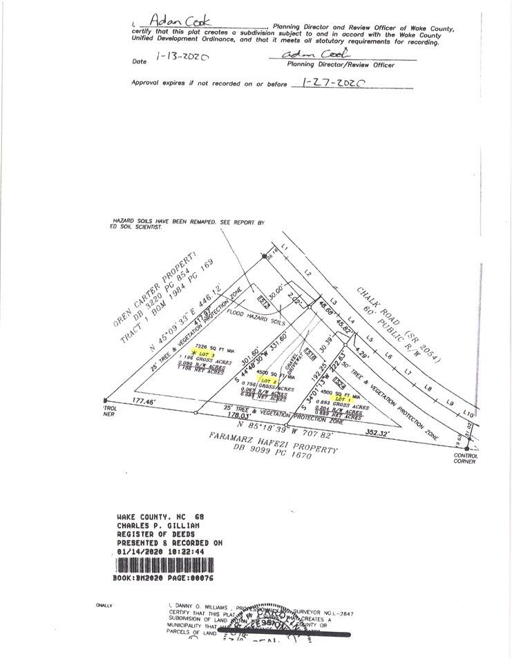 1524 Chalk Rd Lot 1, Wake Forest, NC 27587