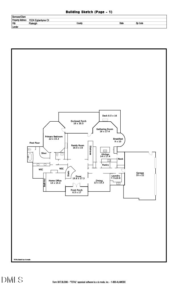 1524 Eglantyne Ct, Raleigh, NC 27613
