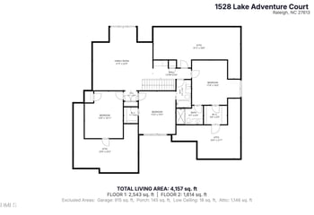 1528 Lake Adventure Ct, Raleigh, NC 27613