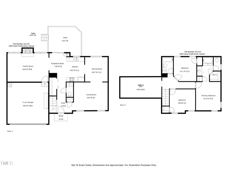 1604 Cane Creek Dr, Garner, NC 27529