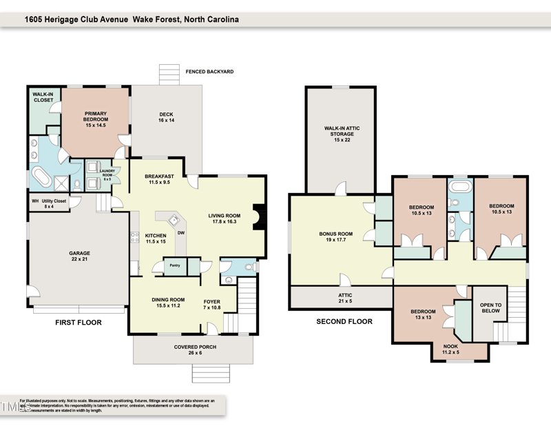 1605 Heritage Club Ave, Wake Forest, NC 27587