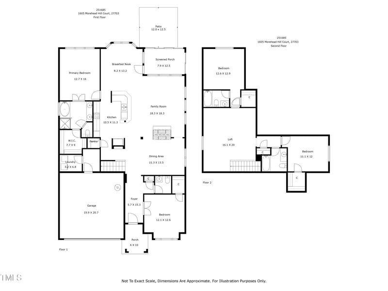 1605 Morehead Hill Ct, Durham, NC 27703