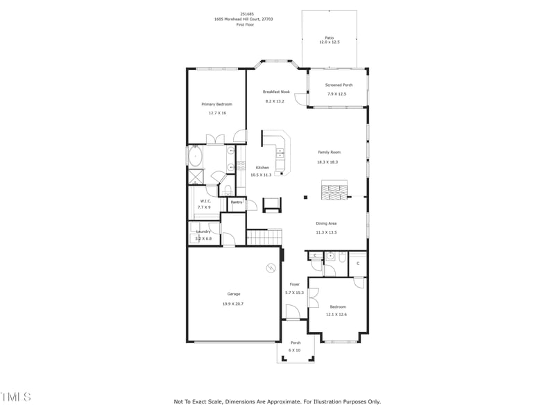 1605 Morehead Hill Ct, Durham, NC 27703