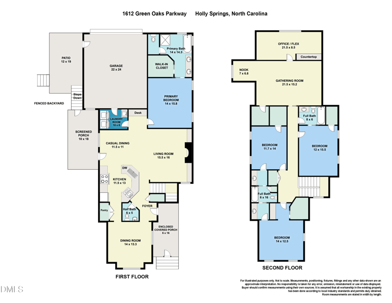 1612 Green Oaks Pw, Holly Springs, NC 27540
