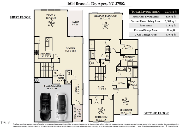 1614 Brussels Dr, Apex, NC 27502