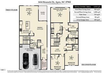 1614 Brussels Dr, Apex, NC 27502