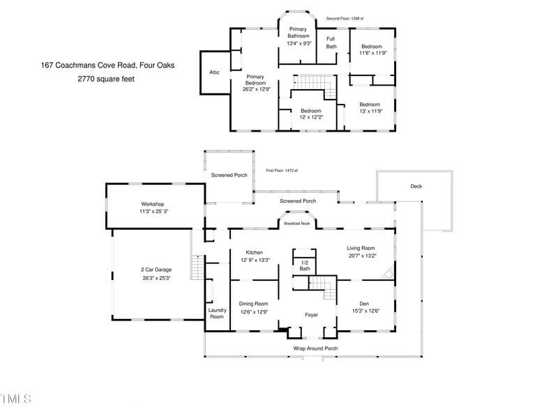 167 Coachmans Cove Rd, Four Oaks, NC 27524