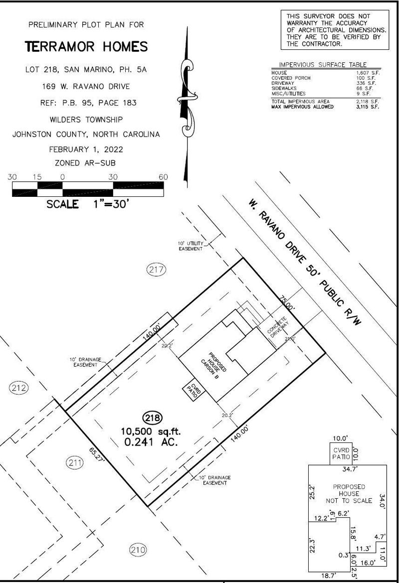 169 W Ravano Dr #218 Carson B, Clayton, NC 27527