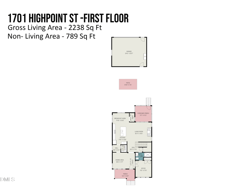 1701 Highpoint St, Wake Forest, NC 27587