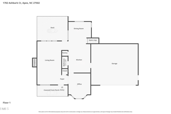 1702 Ashbark Ct, Apex, NC 27502