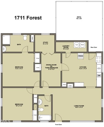 1711 Forest Rd, Durham, NC 27705