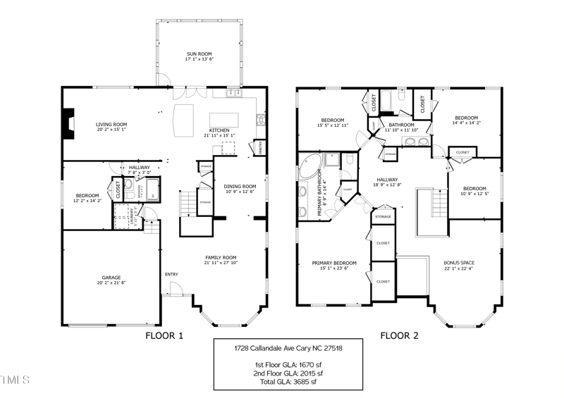 1728 Callandale Ave, Cary, NC 27518