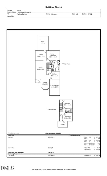 1732 Quail Grove St, Willow Springs, NC 27592