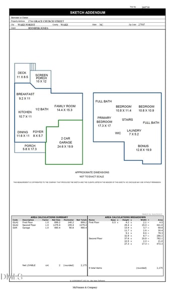 1744 Gracechurch St, Wake Forest, NC 27587