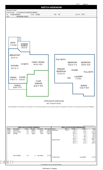 1744 Gracechurch St, Wake Forest, NC 27587
