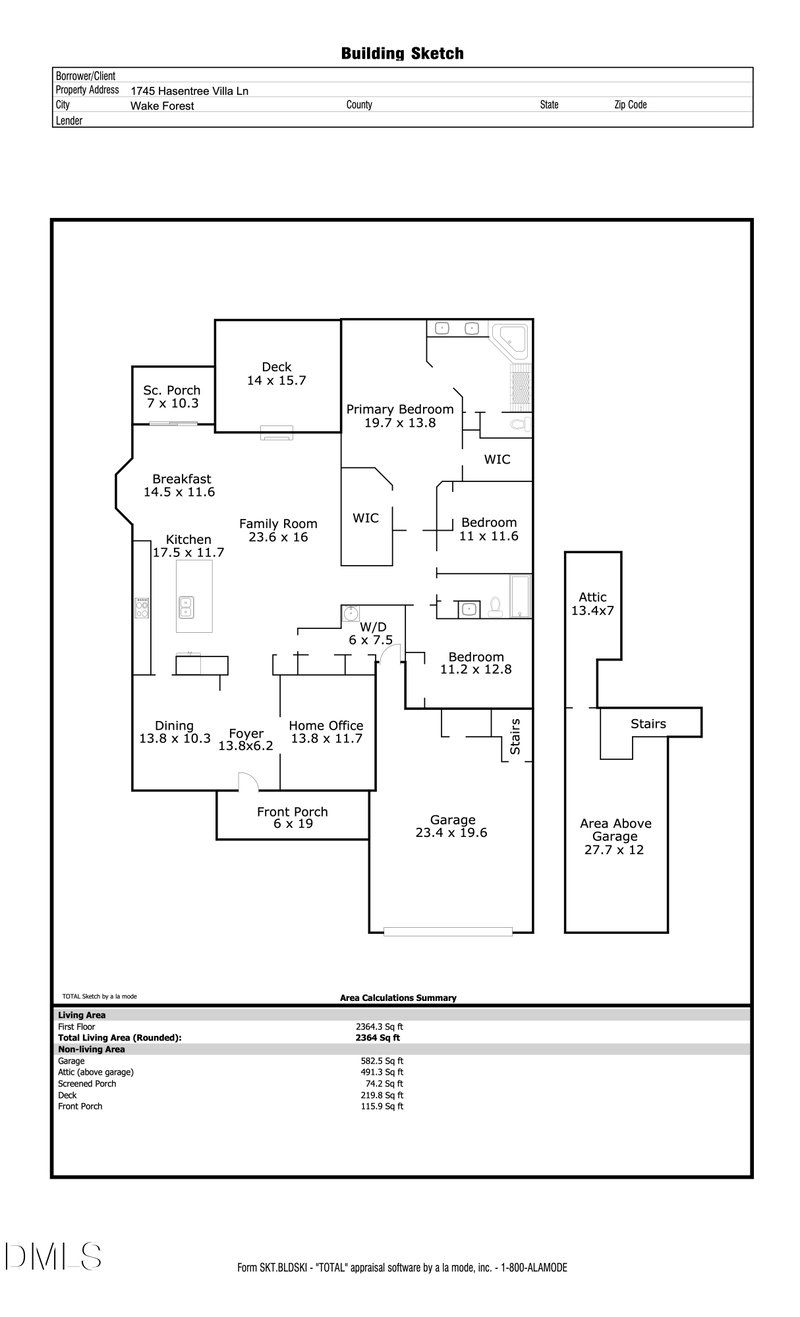 1745 Hasentree Villa Ln, Wake Forest, NC 27587