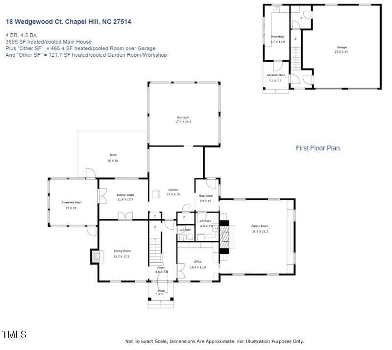 18 Wedgewood Ct, Chapel Hill, NC 27514