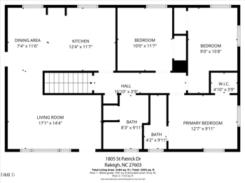 1805 St Patrick Dr, Raleigh, NC 27603