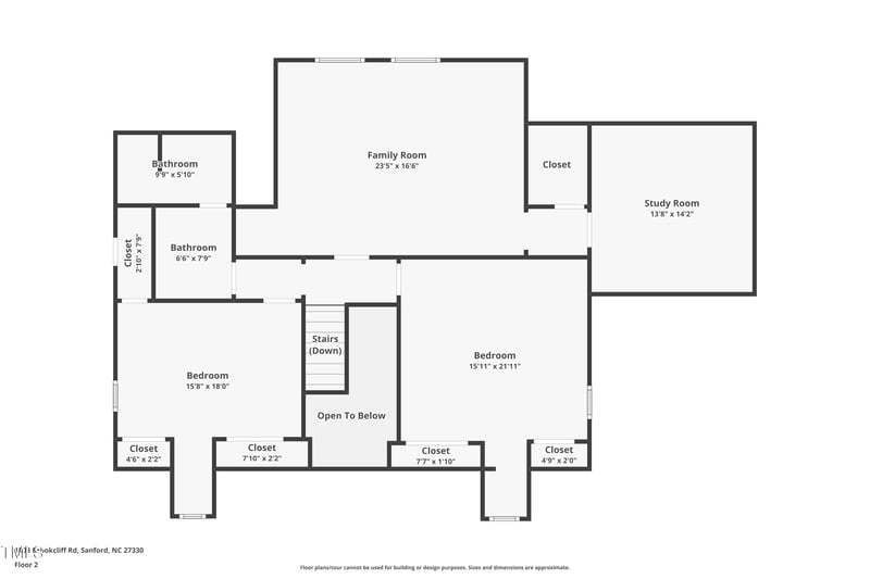 1808 Brookcliff Rd, Sanford, NC 27330