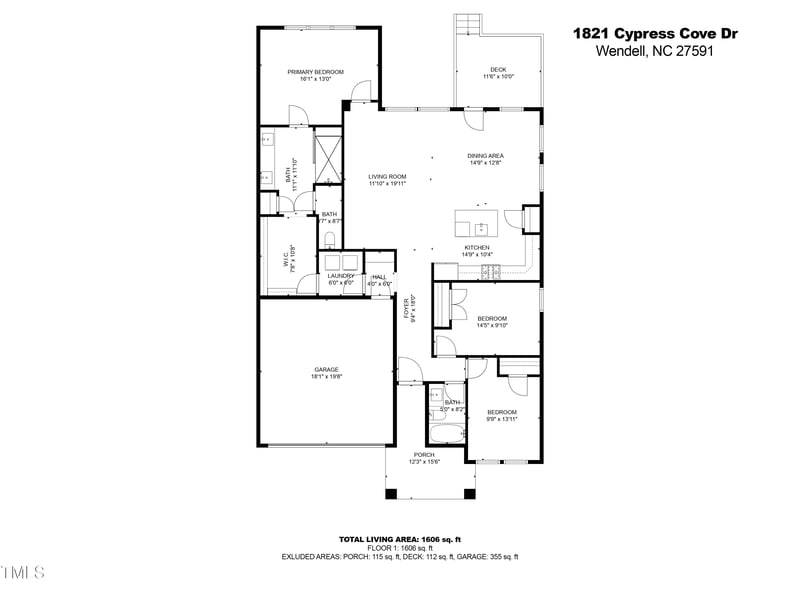 1821 Cypress Cove Dr, Wendell, NC 27591