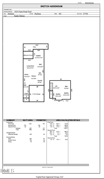1823 Farm Pond Trl, Durham, NC 27703