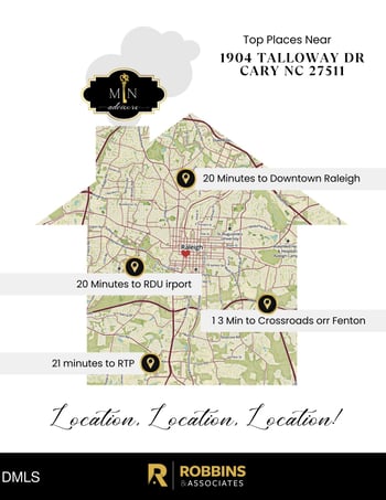 1904 Talloway Dr, Cary, NC 27511