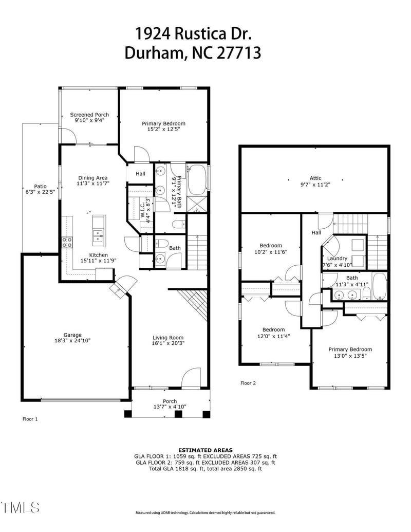 1924 Rustica Dr, Durham, NC 27713