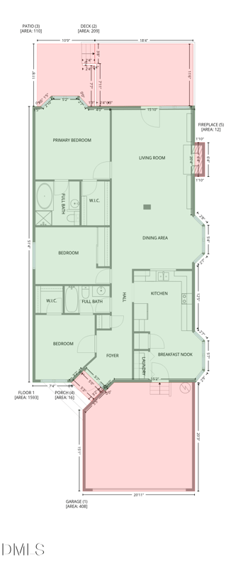 1937 Castle Pines Dr, Raleigh, NC 27604