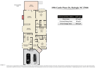 1956 Castle Pines Dr, Raleigh, NC 27604