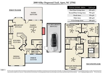 2000 Silky Dogwood Trl, Apex, NC 27502