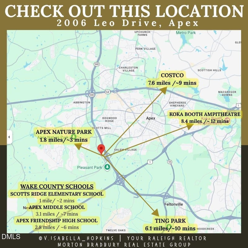 2006 Leo Dr, Apex, NC 27502