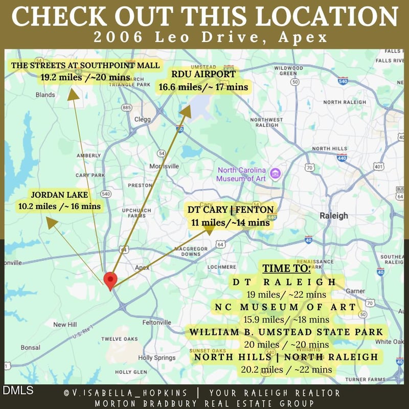 2006 Leo Dr, Apex, NC 27502