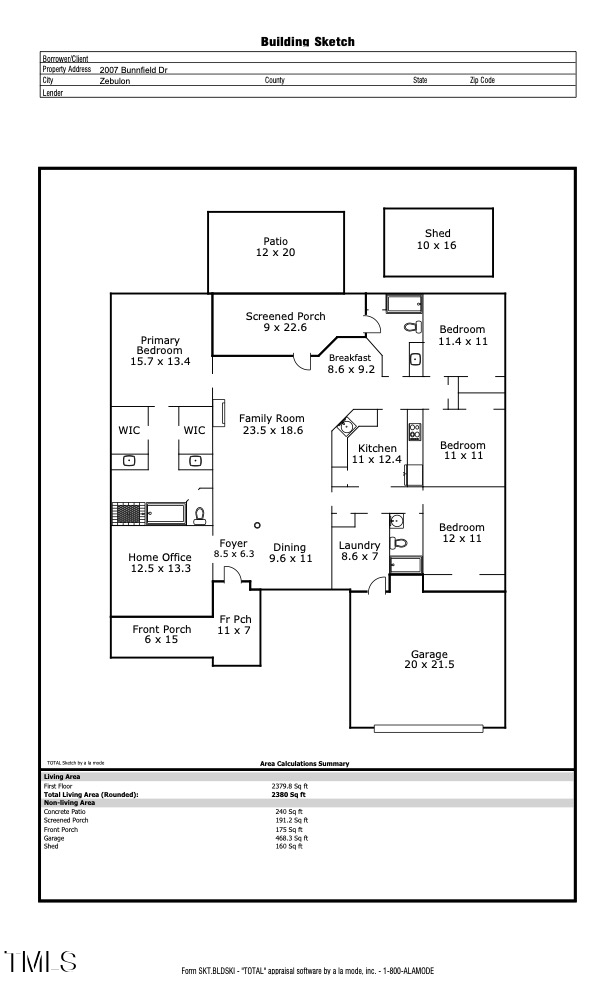 2007 Bunnfield Dr, Zebulon, NC 27597
