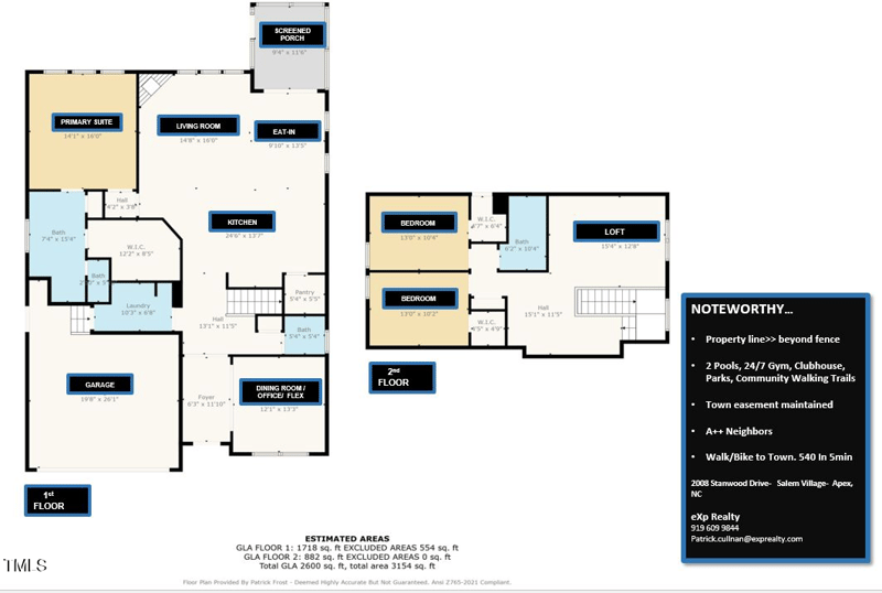 2008 Stanwood Dr, Apex, NC 27502
