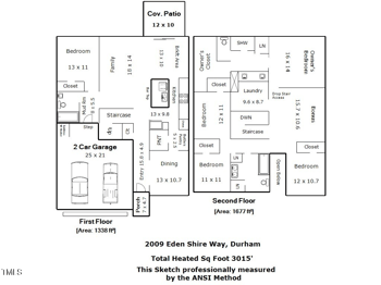 2009 Eden Shire Way, Durham, NC 27712