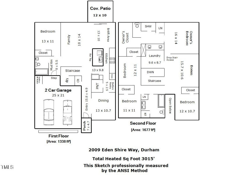 2009 Eden Shire Way, Durham, NC 27712