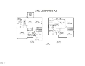 2009 Latham Oaks Ave, Wake Forest, NC 27587