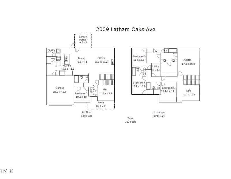 2009 Latham Oaks Ave, Wake Forest, NC 27587