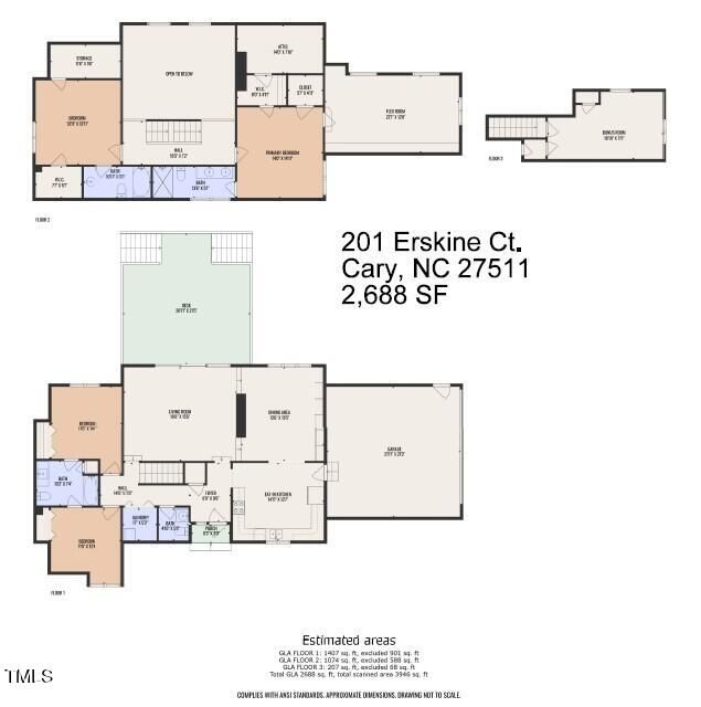 201 Erskine Ct, Cary, NC 27511