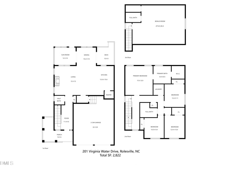 201 Virginia Water Dr, Rolesville, NC 27571
