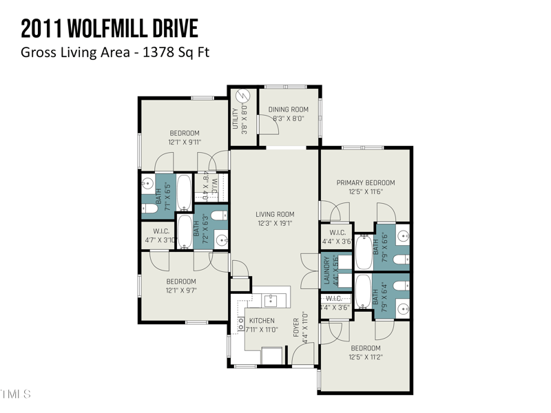 2011 Wolfmill Dr #301, Raleigh, NC 27603